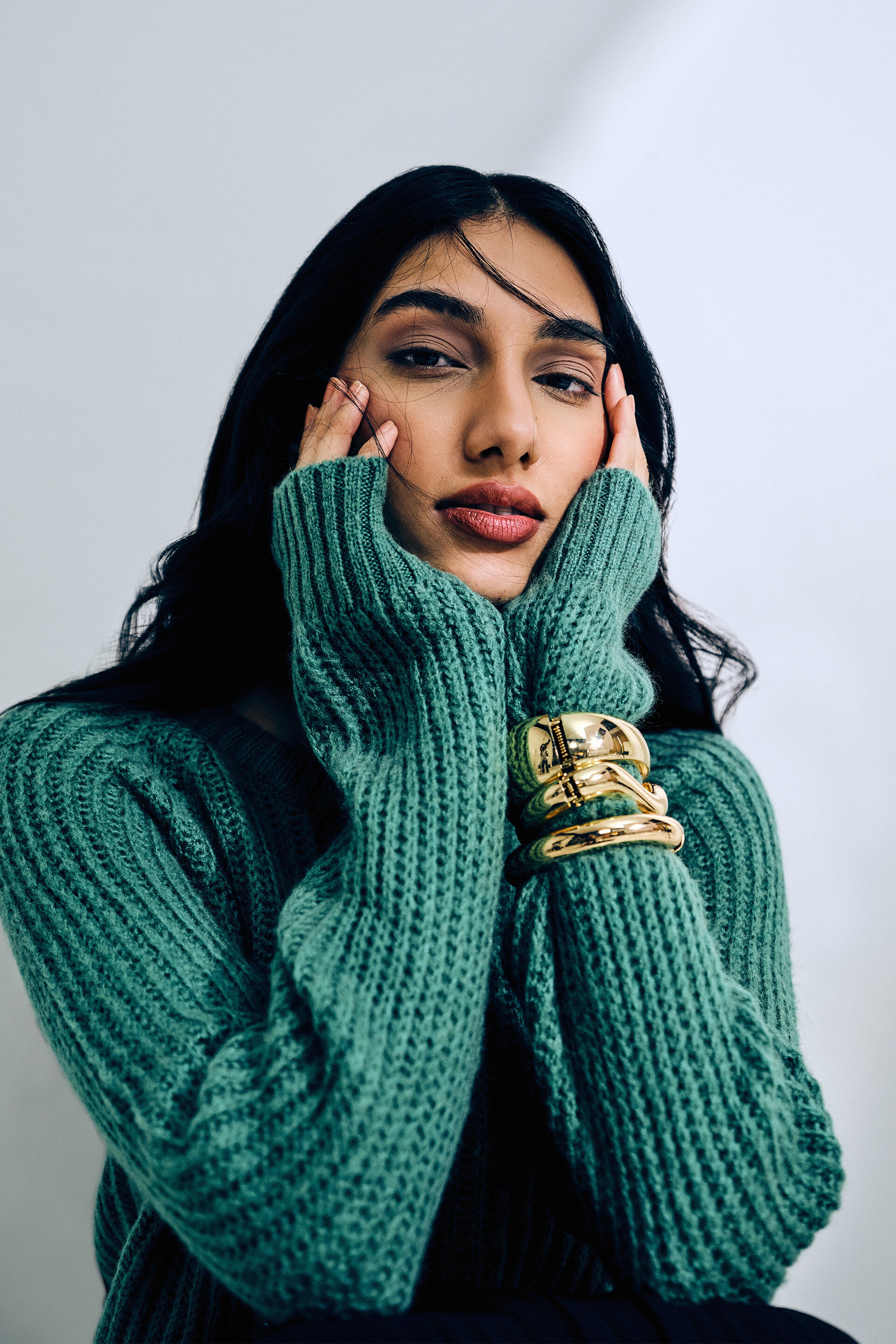 Chilly Days Green Sweater, Green, image 7